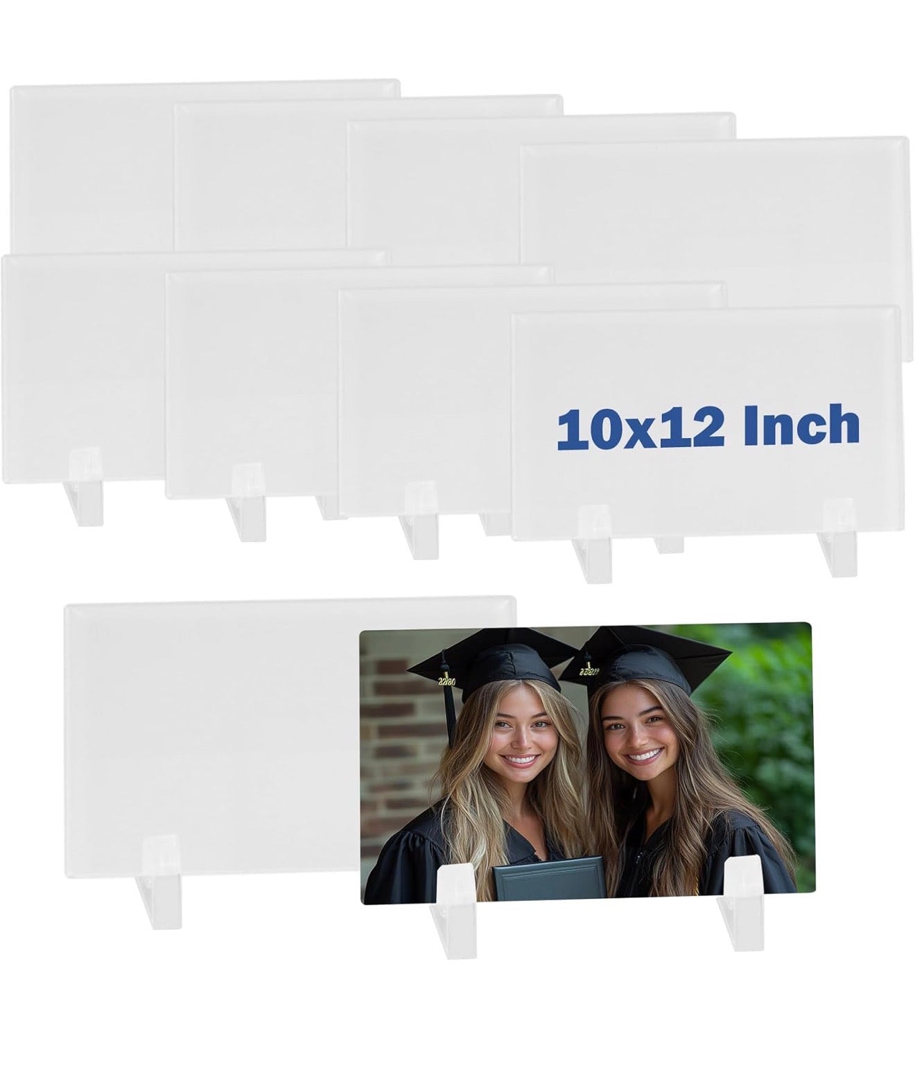 Glass photo slate