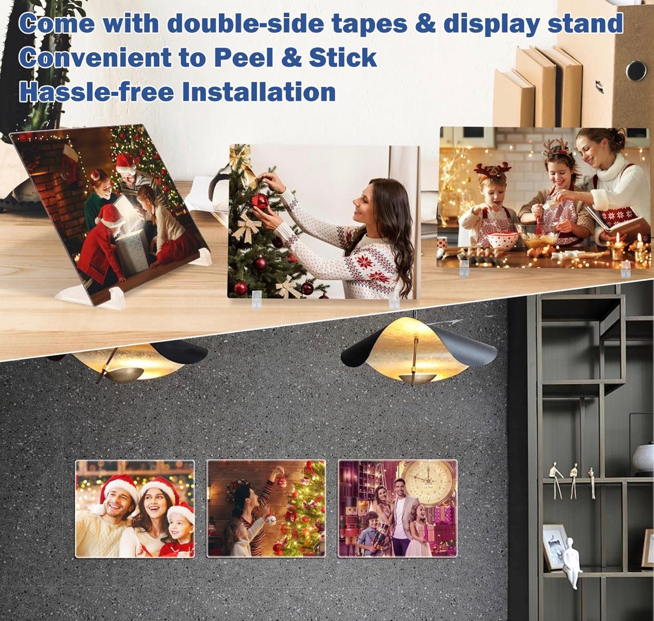 Glass photo slate