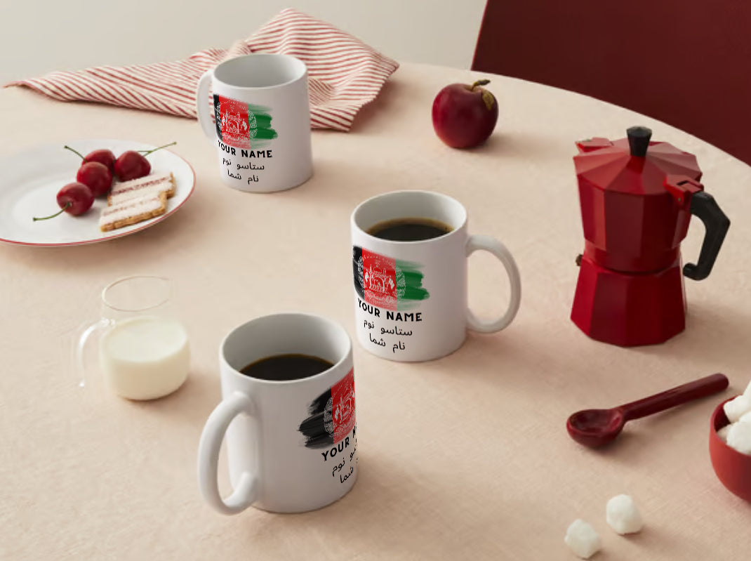 Personalized Afghanistan Flag Mug -15oz Coffee Mug