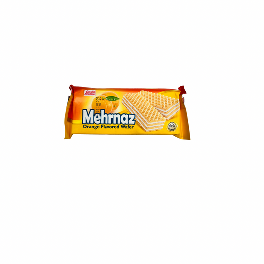 5 pack Mehrnaz orange vanilla flavored wafer from Afghanistan